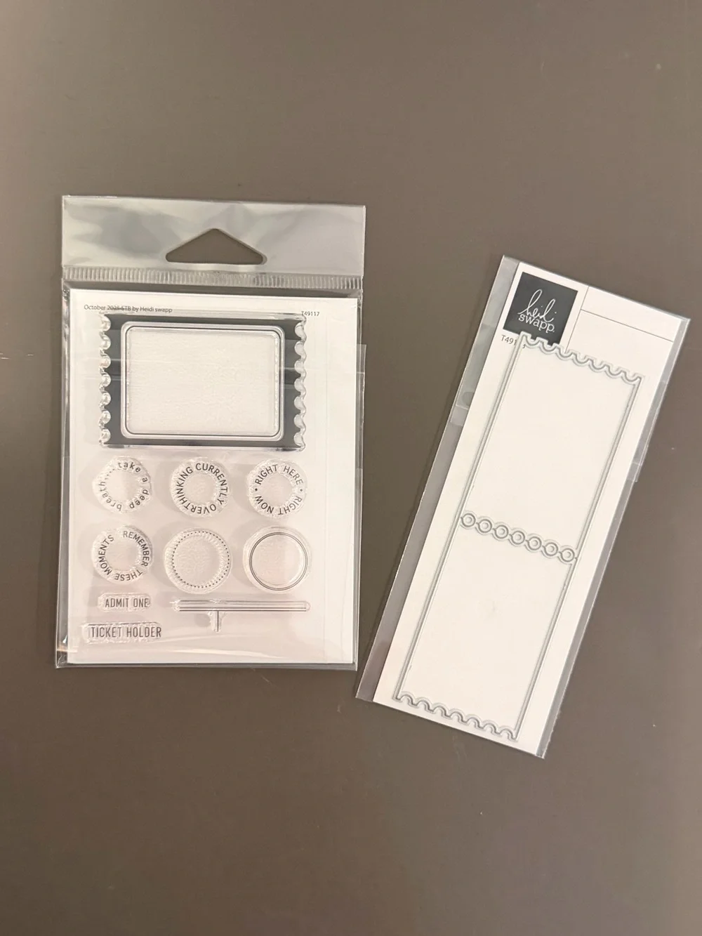 Heidi Swapp Stop The Blur Die & Stamp Set